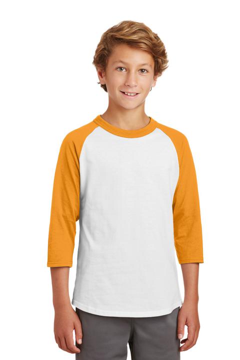 YT200 - Sport-TekÂ® Youth Colorblock Raglan Jersey.  