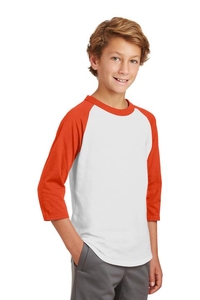 YT200 - Sport-TekÂ® Youth Colorblock Raglan Jersey.  