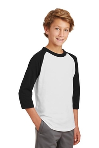 YT200 - Sport-TekÂ® Youth Colorblock Raglan Jersey.  