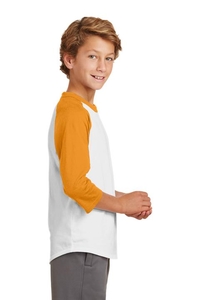 YT200 - Sport-TekÂ® Youth Colorblock Raglan Jersey.  