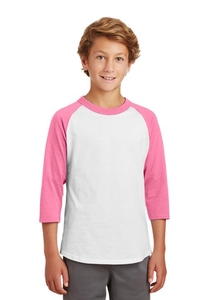 YT200 - Sport-Tek® Youth Colorblock Raglan Jersey.