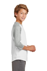 YT200 - Sport-TekÂ® Youth Colorblock Raglan Jersey.  