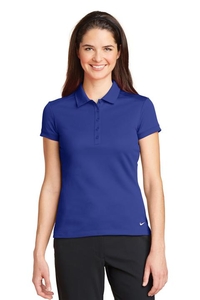 746100 - Nike Golf Ladies Dri-FIT Solid Icon Pique Modern Fit Polo.  746100