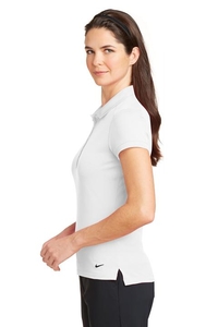 746100 - Nike Golf Ladies Dri-FIT Solid Icon Pique Modern Fit Polo. 746100