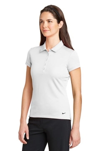 746100 - Nike Golf Ladies Dri-FIT Solid Icon Pique Modern Fit Polo. 746100