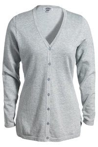 046 - Edwards Ladies' V Neck Fine Guague Cardigan