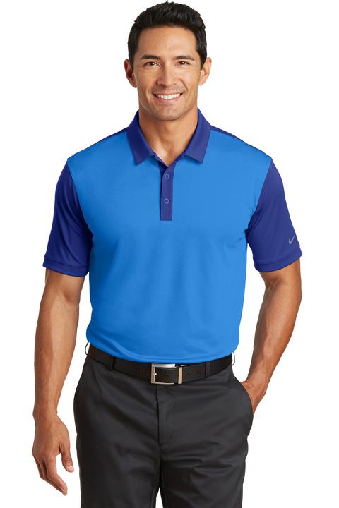 746101 - Nike Golf Dri-FIT Colorblock Icon Modern Fit Polo. 746101