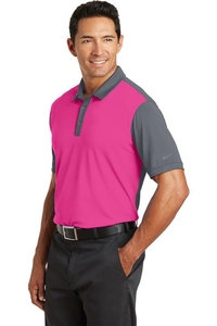 746101 - Nike Golf Dri-FIT Colorblock Icon Modern Fit Polo.  746101