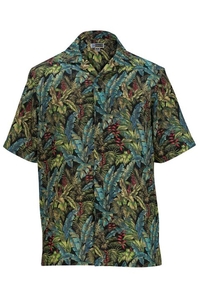 1032 - Edwards Tropical Leaf Camp Shirt