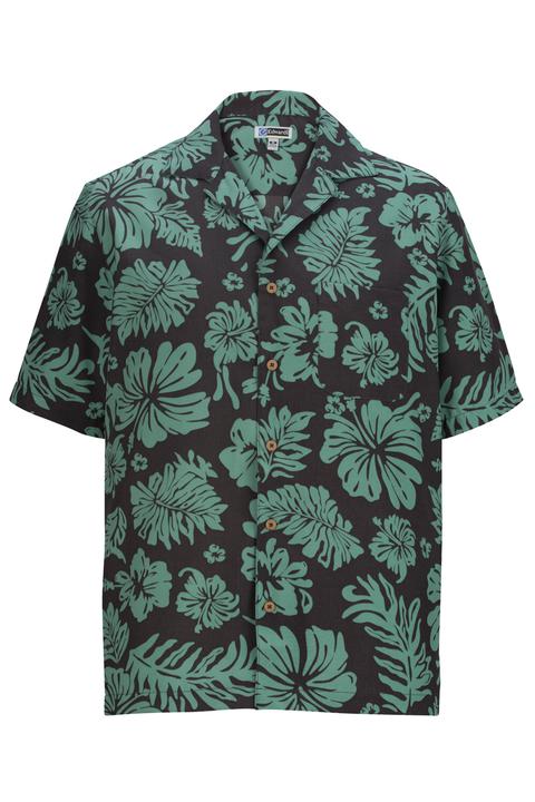 1036 - Edwards Hibiscus 2 Color Camp Shirt