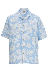 1036 - Edwards Hibiscus 2 Color Camp Shirt