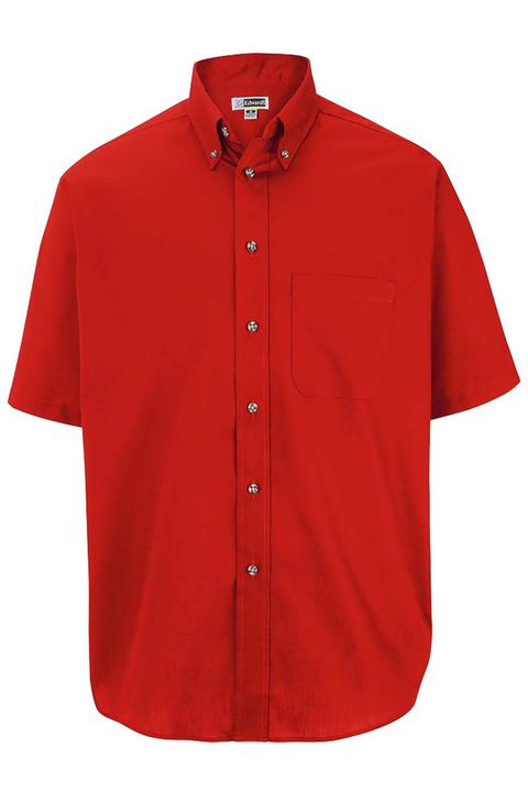 1230 - Edwards Men's Short Sleeve Easy Care Poplin Shirt