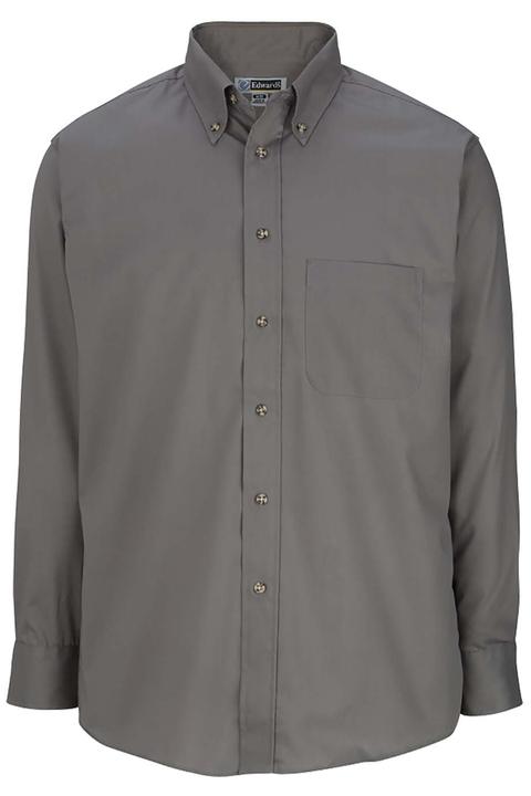1280 - Edwards Men's Long Sleeve Easy Care Poplin Shirt