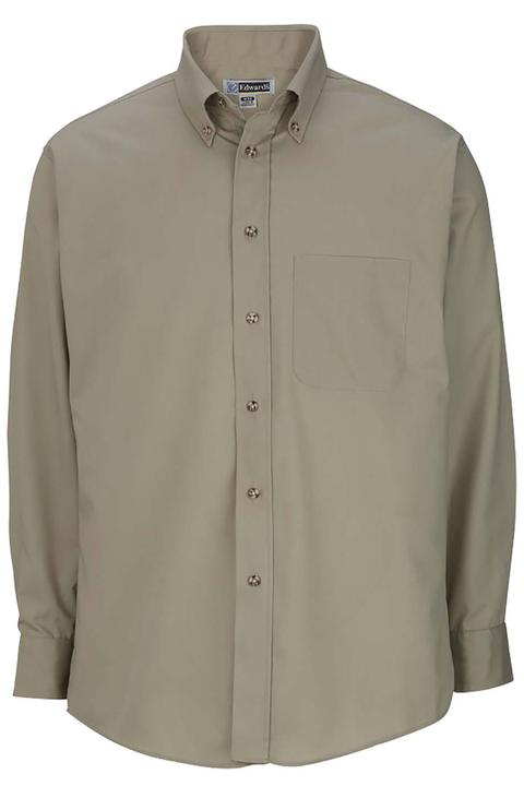 1280 - Edwards Men's Long Sleeve Easy Care Poplin Shirt