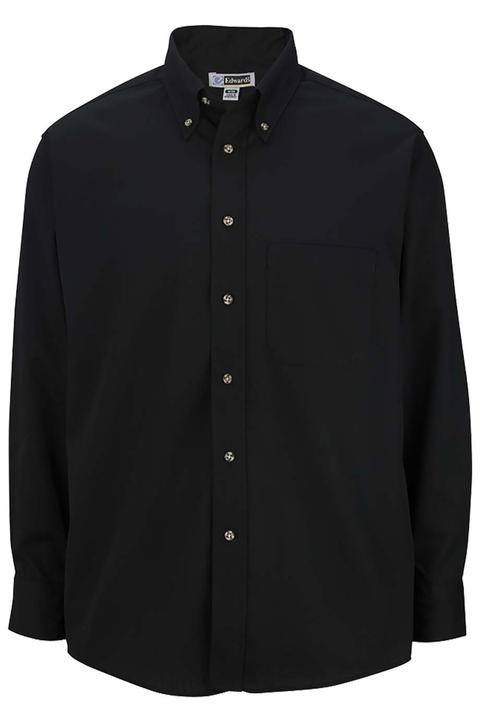 1280 - Edwards Men's Long Sleeve Easy Care Poplin Shirt