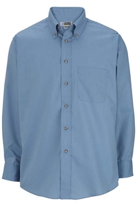 1280 - Edwards Men's Long Sleeve Easy Care Poplin Shirt