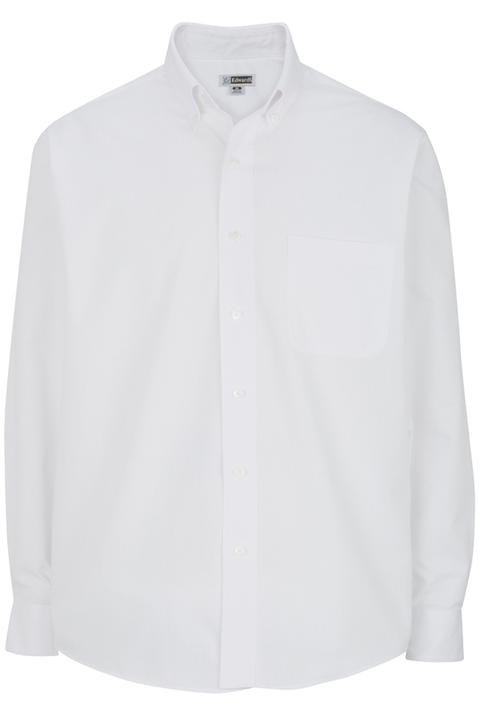 1295 - EDWARDS MEN'S LIGHTWEIGHT LONG SLEEVE POPLIN SHIRT