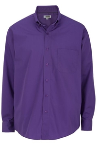 1295 - EDWARDS MEN'S LIGHTWEIGHT LONG SLEEVE POPLIN SHIRT