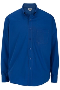 1295 - EDWARDS MEN'S LIGHTWEIGHT LONG SLEEVE POPLIN SHIRT