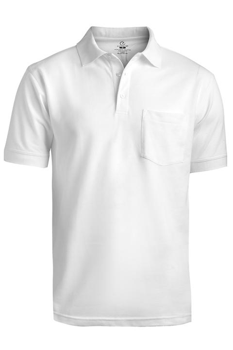 1505 - Edwards Men's Short Sleeve Pique Pocket Polo