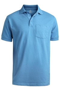 1505 - Edwards Men's Short Sleeve Pique Pocket Polo