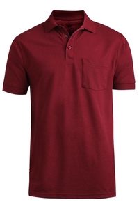 1505 - Edwards Men's Short Sleeve Pique Pocket Polo