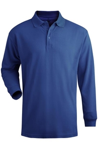 1515 - Edwards Men's Long Sleeve Blended Pique Polo