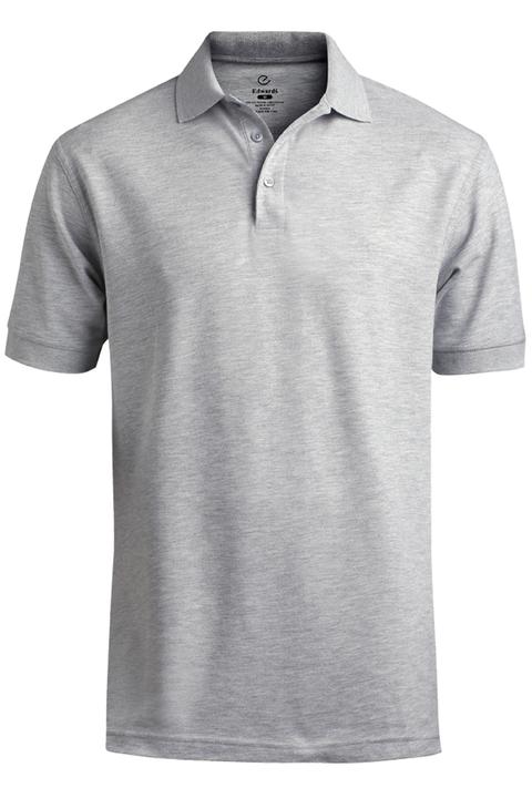 1530 - Edwards Men's Short Sleeve 100% Cotton Pique Polo