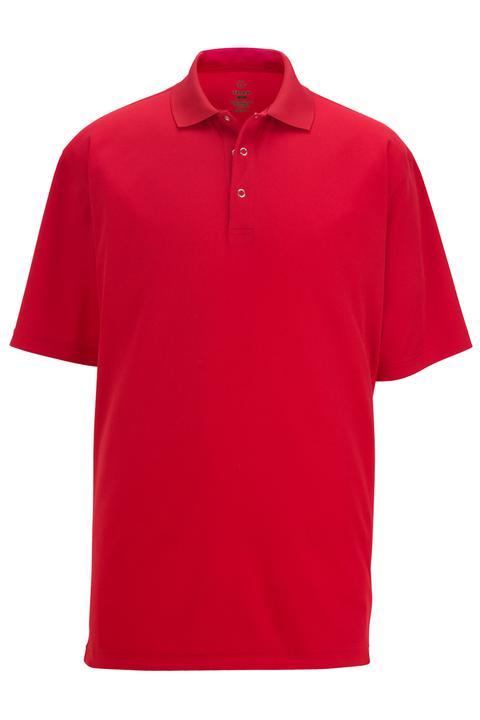 1586 - Edwards Men's Short Sleeve Snap Front Hi Performance Polo