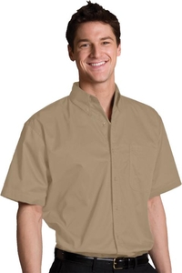 1740 - Edwards Men's Short Sleeve Cotton Plus Twill Shirt