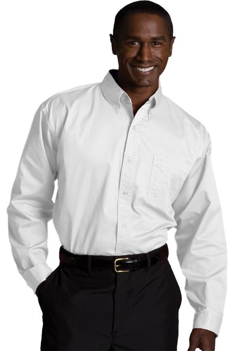 1750 - Edwards Men's Long Sleeve Cotton Plus Twill Shirt