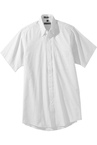 1925 - Edwards Men's Short Sleeve Pinpoint Oxford Shirt
