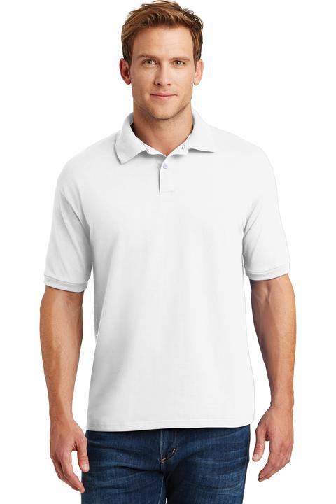 054X - Hanes EcoSmart - 5.2-Ounce Jersey Knit Sport Shirt