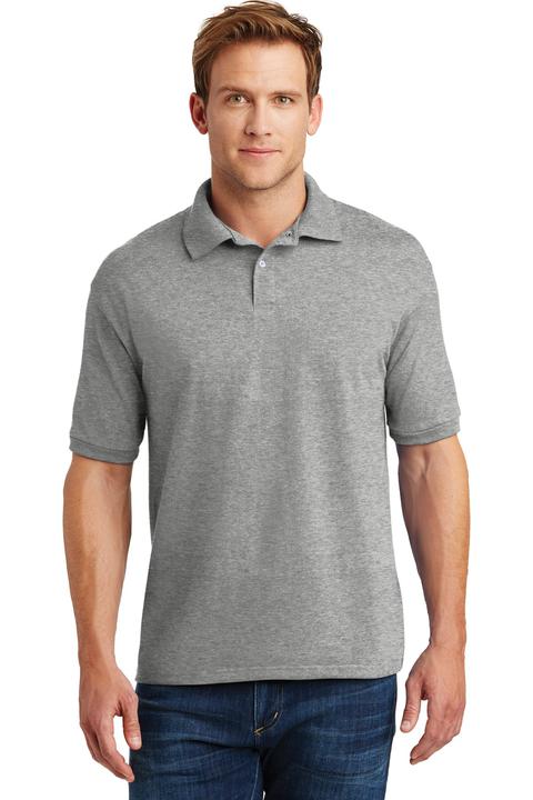 054X - Hanes EcoSmart - 5.2-Ounce Jersey Knit Sport Shirt