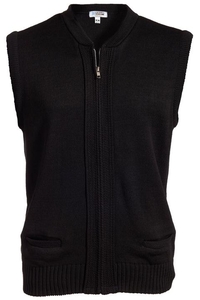 302 - Edwards Men's Heaveyweight Acrylic Full Zip Sweater Vest