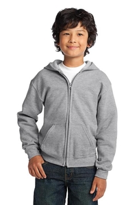 18600B - Gildan Youth Heavy Blend Full Zip Hooded Sweatshirt