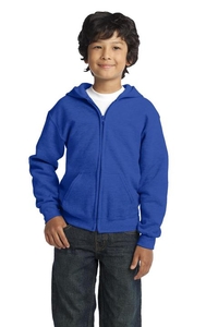 18600B - Gildan Youth Heavy Blend Full Zip Hooded Sweatshirt