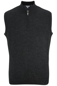 4052 - Edwards Men's Acrylic Quarter Zip Sweater Vest