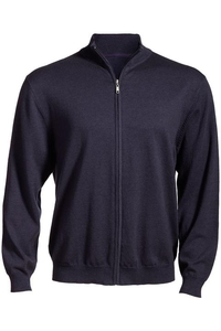 4073 - Edwards Men's Full Zip Fine Gauge Sweater