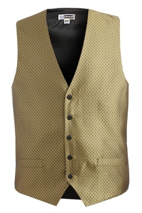 4390 - Edwards Men's Diamond Brocade Vest