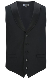 4495 - Edwards Men's Satin Shawl Vest