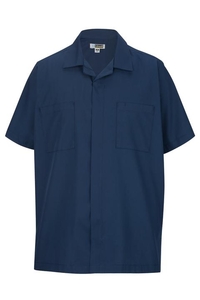 4889 - Edwards Men's Zip Front Housekeeping Shirt