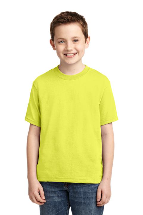 29B - JERZEES - Youth Dri-Power Active 50/50 Cotton/Poly T-Shirt.  29B