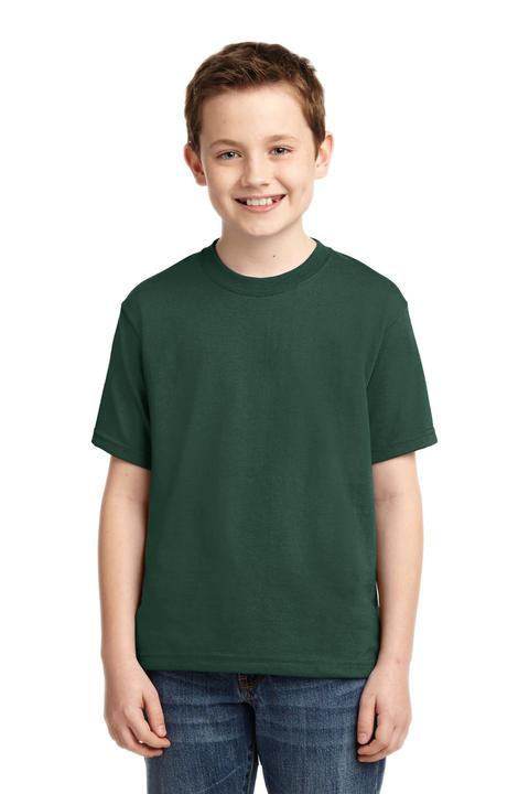 29B - JERZEES - Youth Dri-Power Active 50/50 Cotton/Poly T-Shirt.  29B