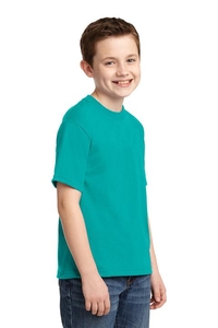 29B - JERZEES - Youth Dri-Power Active 50/50 Cotton/Poly T-Shirt.  29B