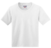 29B - JERZEES - Youth Dri-Power Active 50/50 Cotton/Poly T-Shirt.  29B