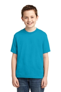 29B - JERZEES - Youth Dri-Power Active 50/50 Cotton/Poly T-Shirt.  29B