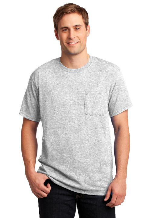 29MP - JERZEES -  Dri-Power Active 50/50 Cotton/Poly Pocket T-Shirt.  29MP