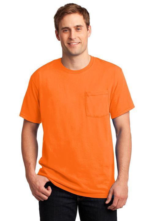 29MP - JERZEES -  Dri-Power Active 50/50 Cotton/Poly Pocket T-Shirt.  29MP