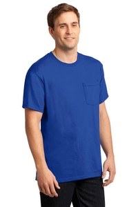 29MP - JERZEES - Dri-Power Active 50/50 Cotton/Poly Pocket T-Shirt. 29MP
